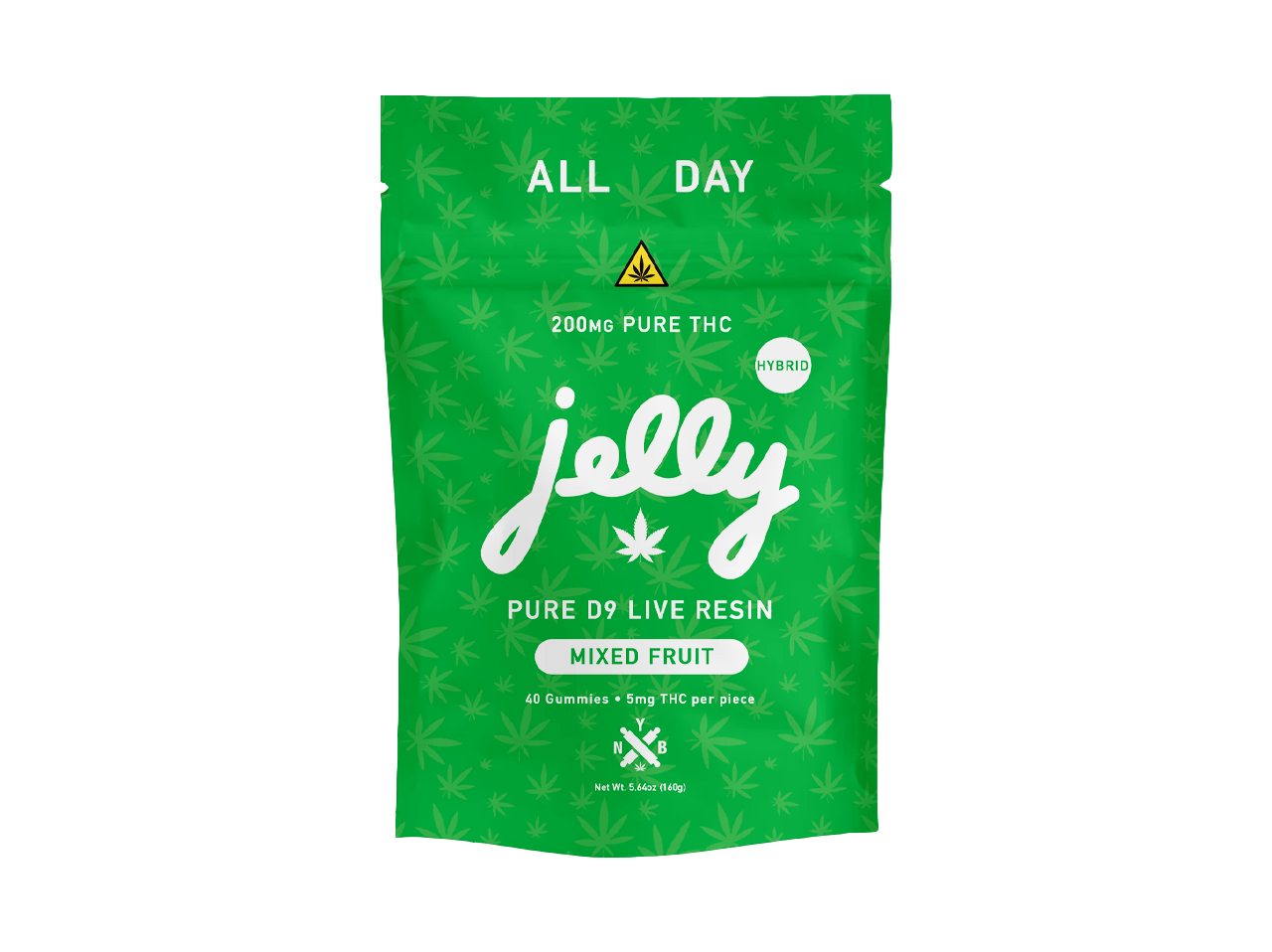 Jelly ALL DAY D9 200mg Gummy Bag