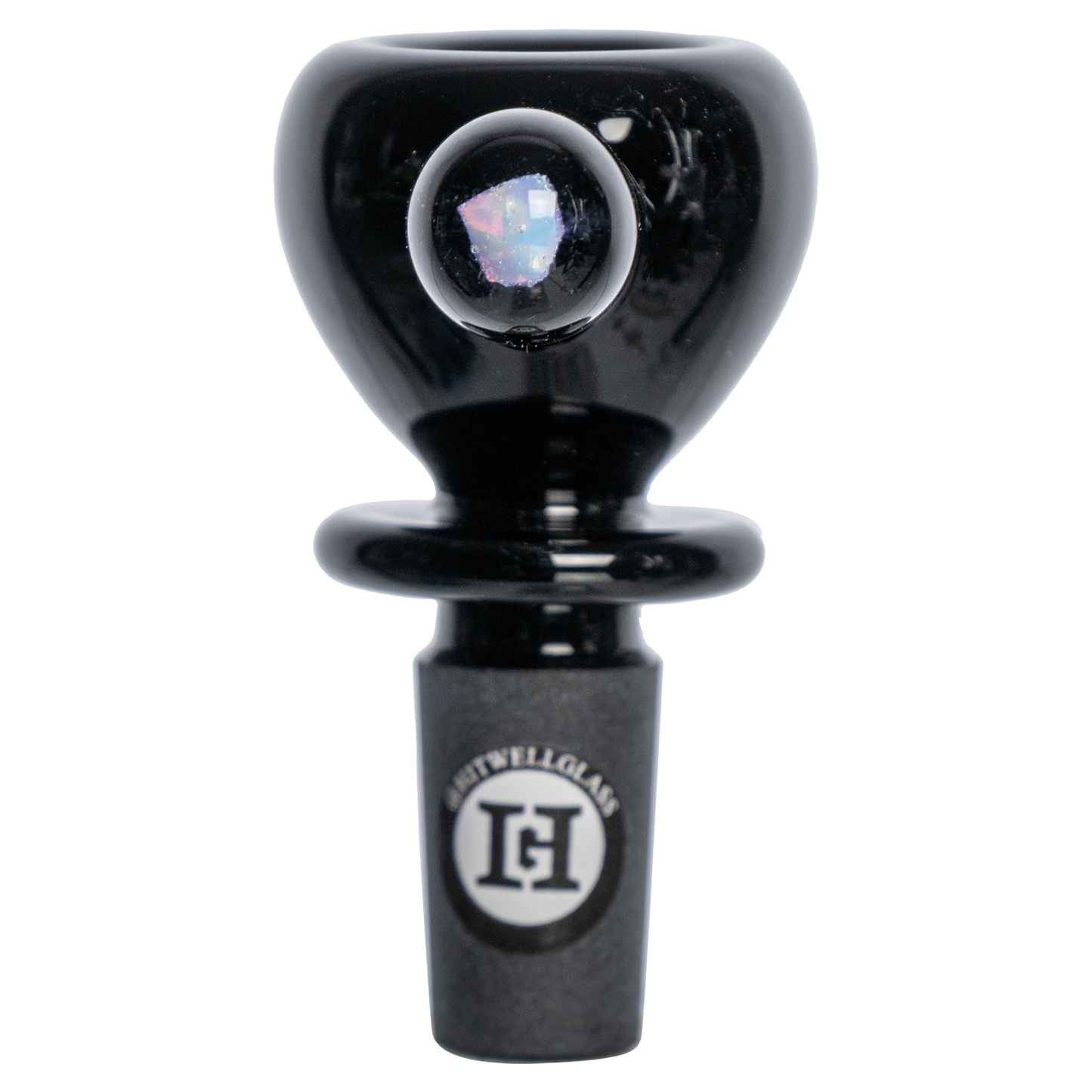 All Black Bubble w/ Opal