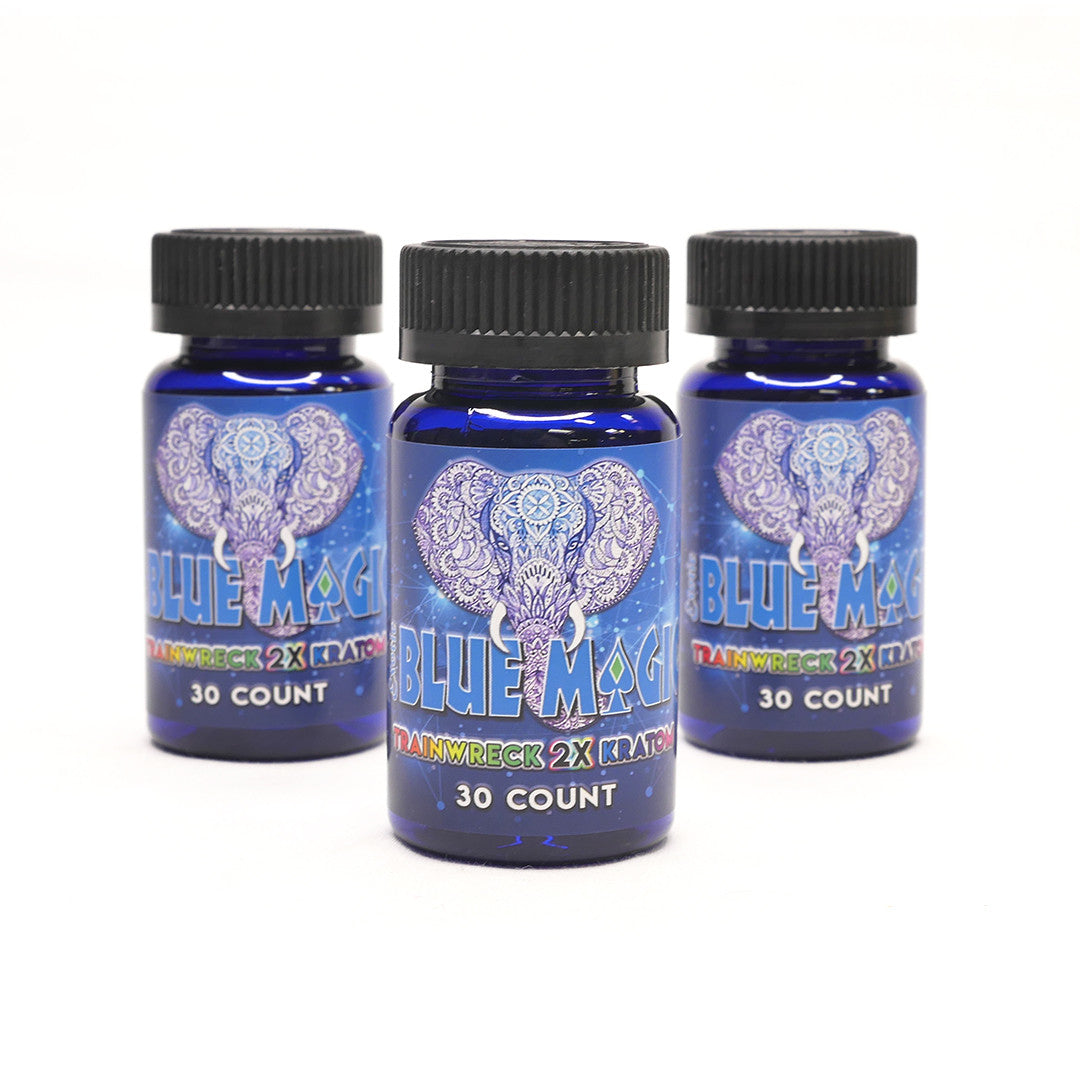 Blue Magic Trainwreck 2X Extract 120 Ct Capsules