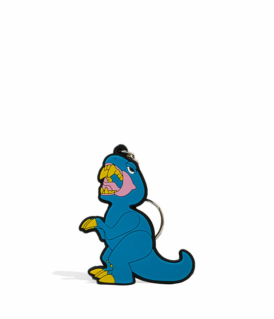 Elbo Glass Blue Dino Keychain