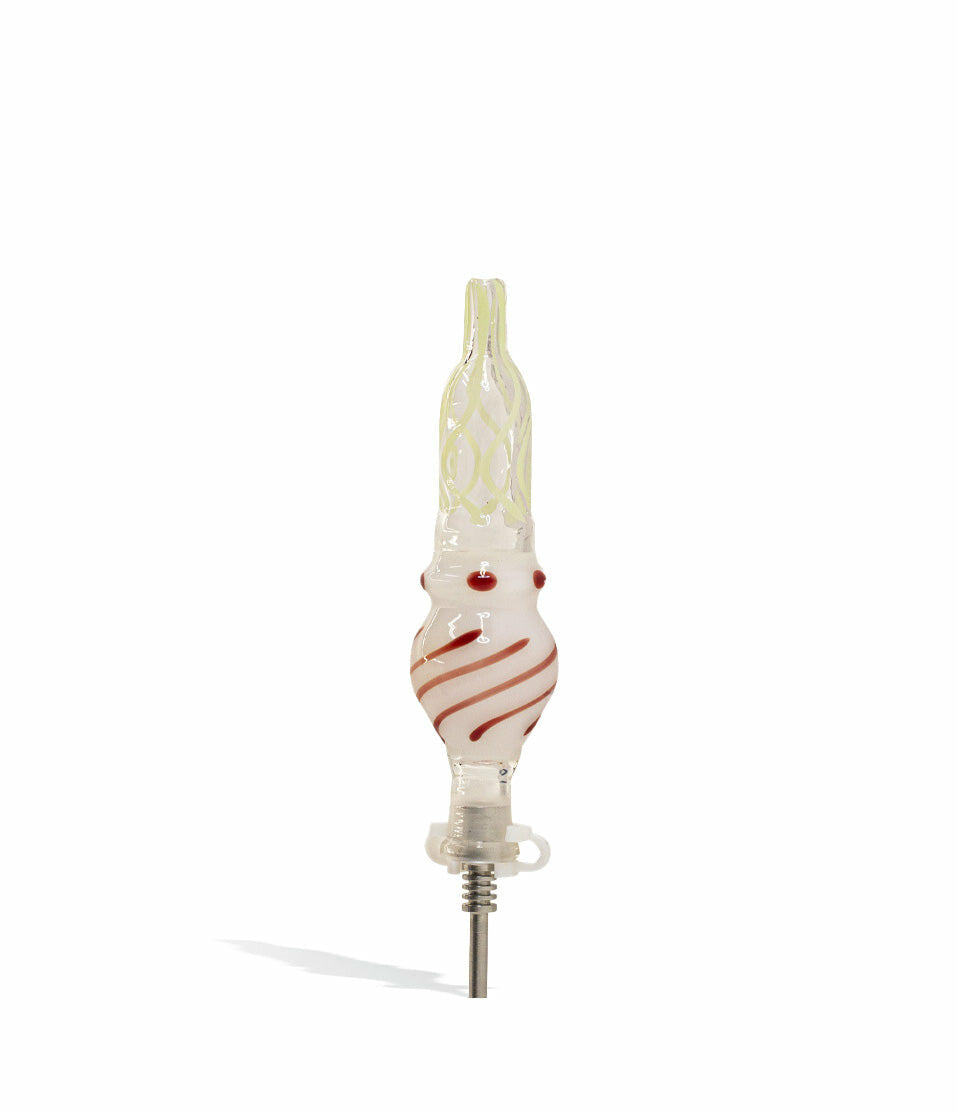 10mm Titanium Tipped Nectar Straw with Assorted Colored Work and Tip