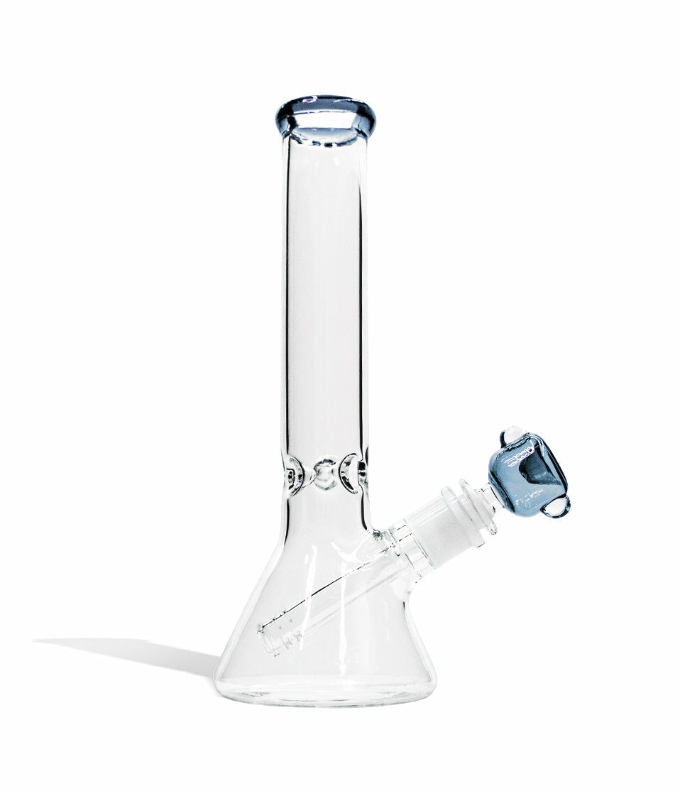10 inch 4mm Thick Beaker Water Pipe with Ice Pinch and Colored Bowl