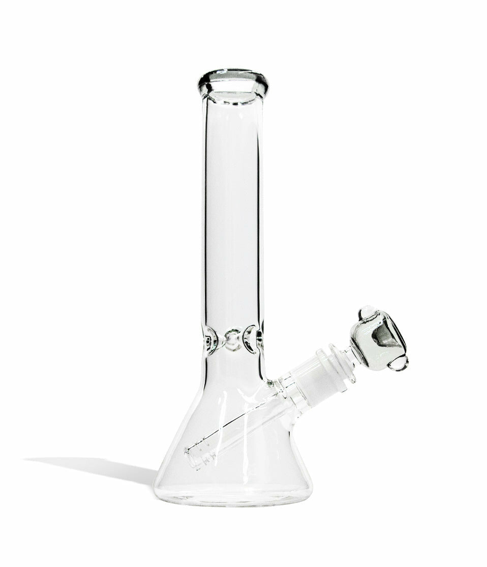 10 inch 4mm Thick Beaker Water Pipe with Ice Pinch and Colored Bowl