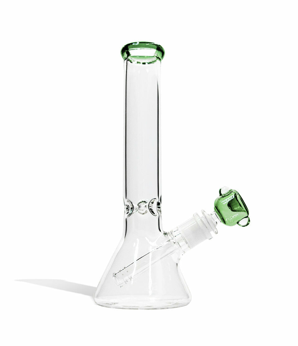 10 inch 4mm Thick Beaker Water Pipe with Ice Pinch and Colored Bowl