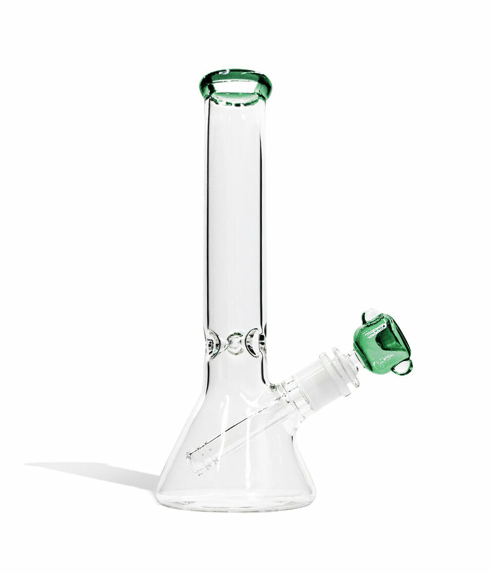 10 inch 4mm Thick Beaker Water Pipe with Ice Pinch and Colored Bowl