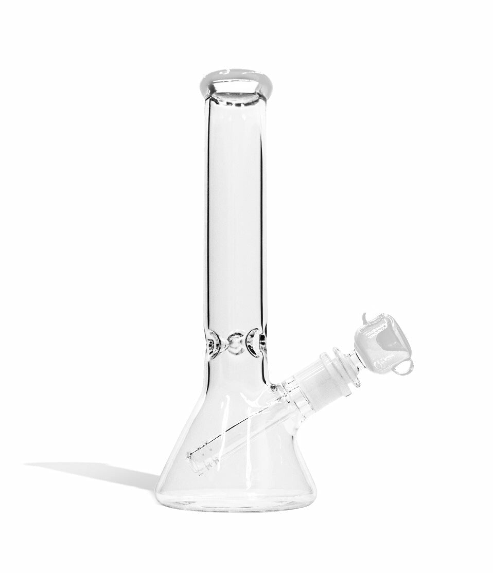 10 inch 4mm Thick Beaker Water Pipe with Ice Pinch and Colored Bowl