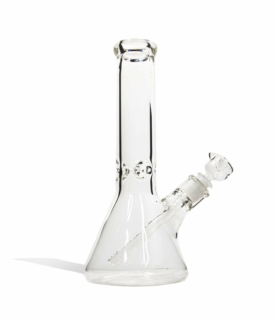 12 inch Beaker Water Pipe with Ice Pinch and Colored Bowl