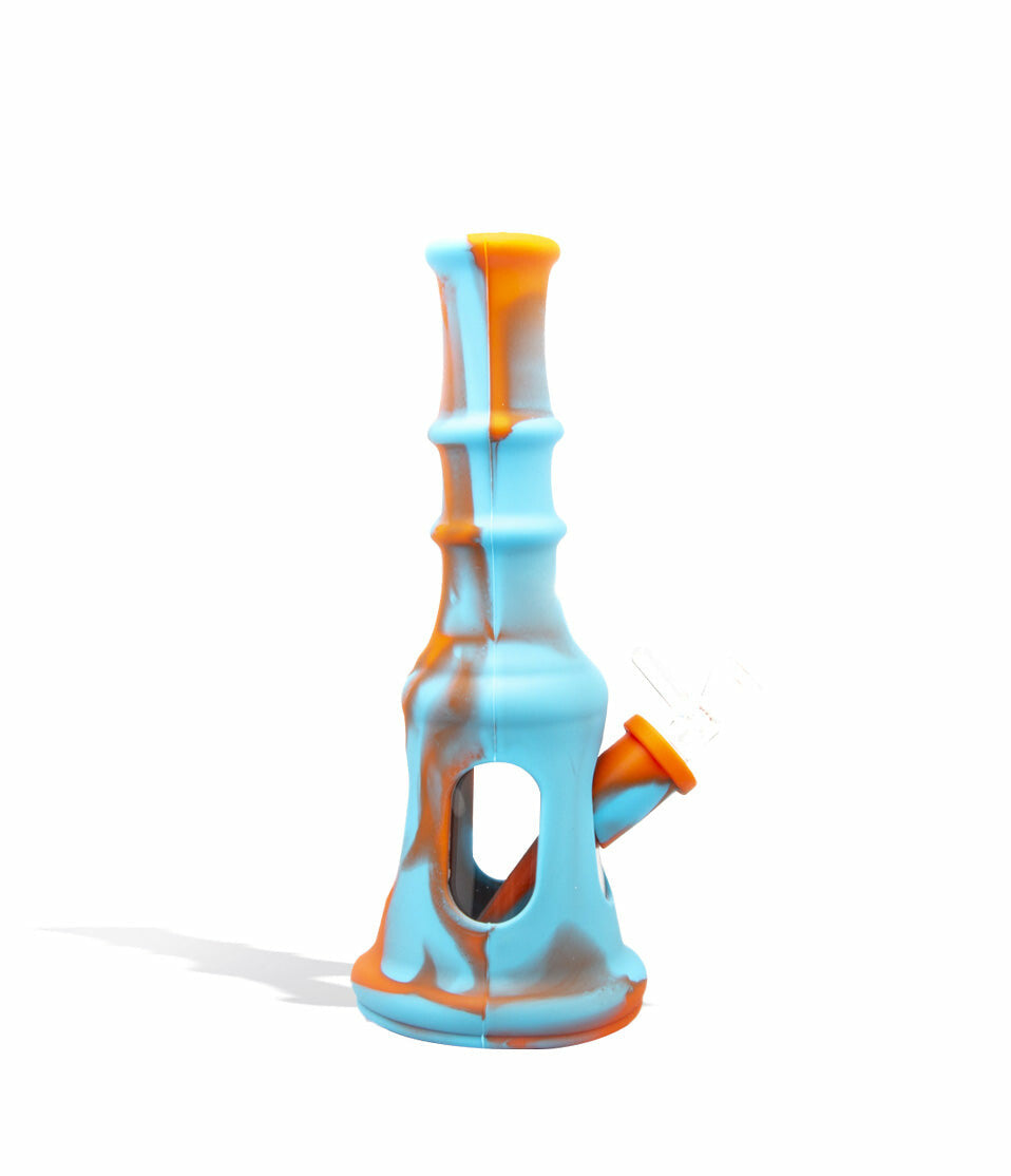 8 inch Silicone Water Pipe with Glass Body