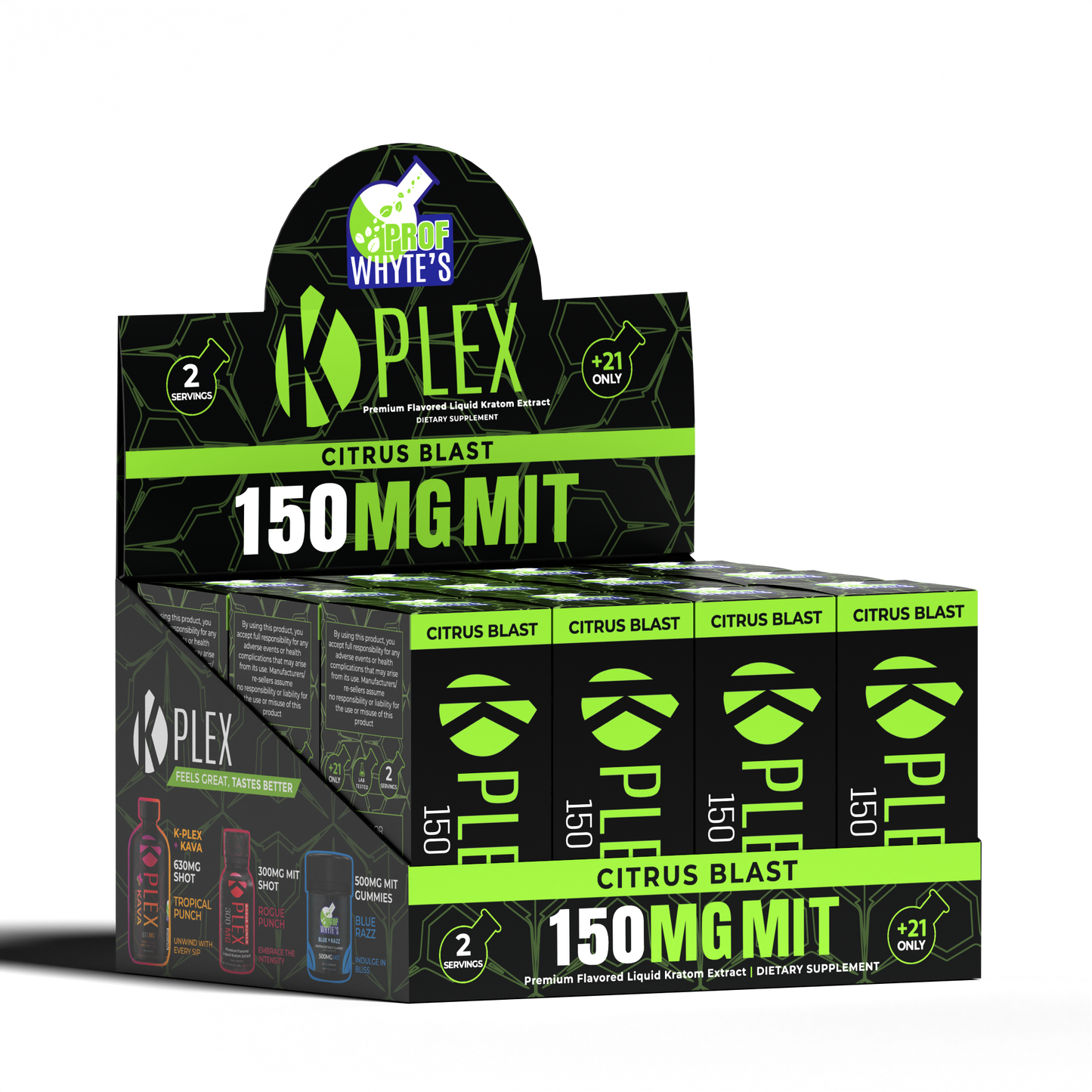 150MG MIT K-Plex Citrus Blast Kratom Extract Shot