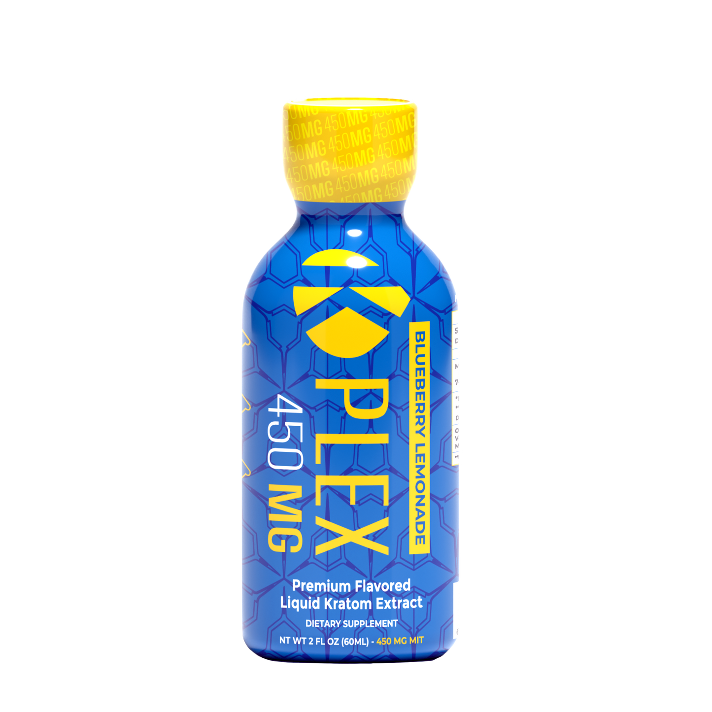 450MG MIT K-Plex Blueberry Lemonade Kratom Extract Shot