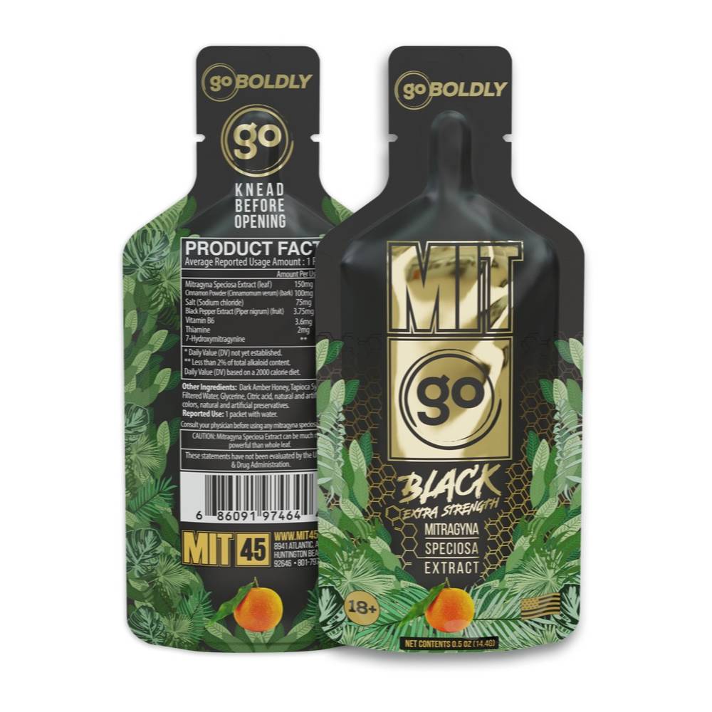 MIT45 GO Gel - Black - 12 Count Display