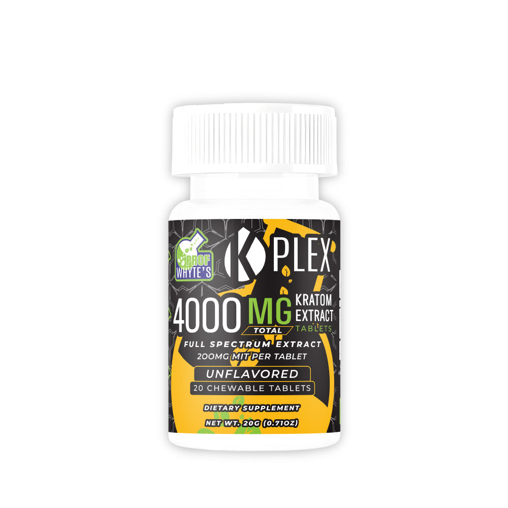 K-PLEX-4000MG-20 COUNT-Kratom Extract Tablets