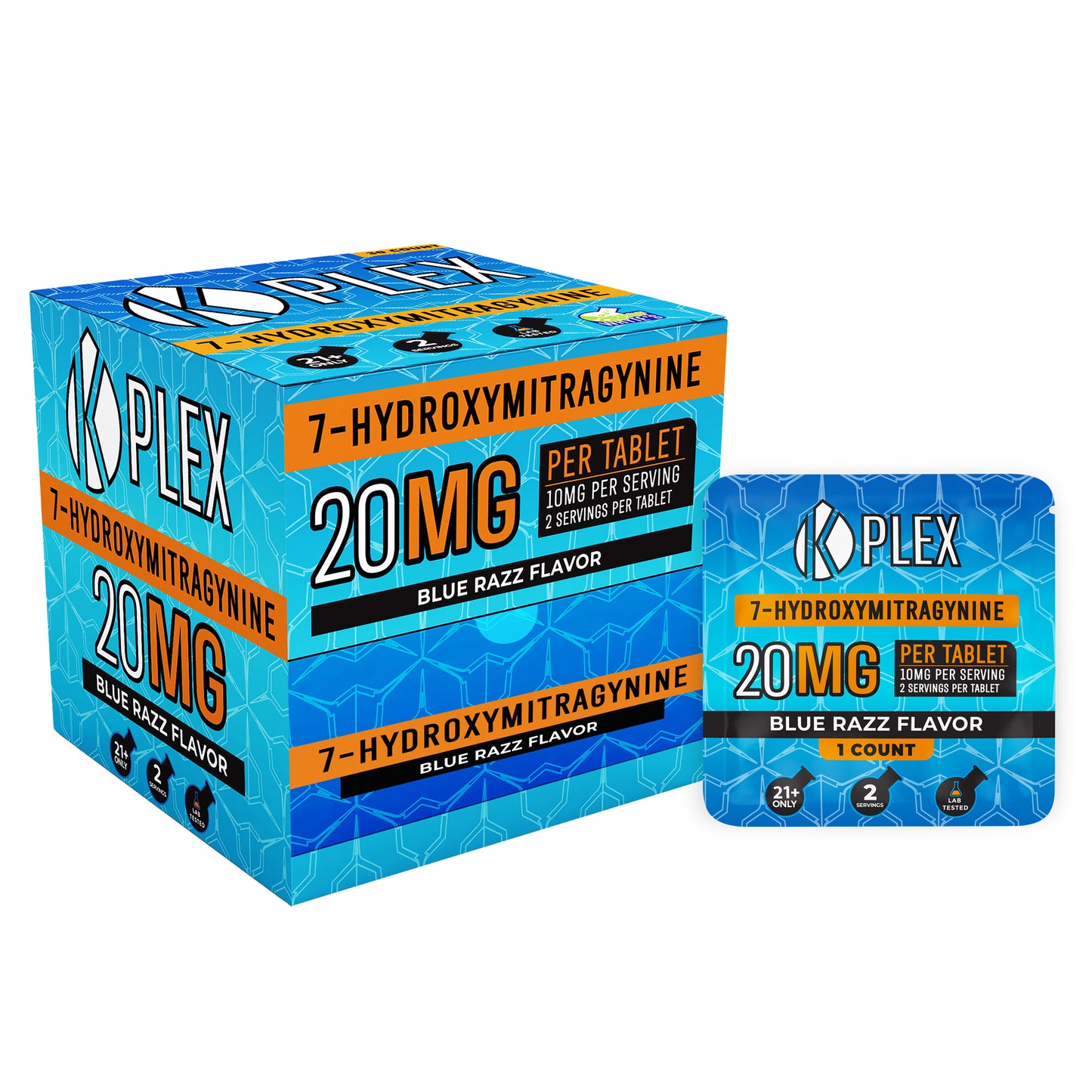20MG K-Plex 7-Hydroxymitragynine Tablets