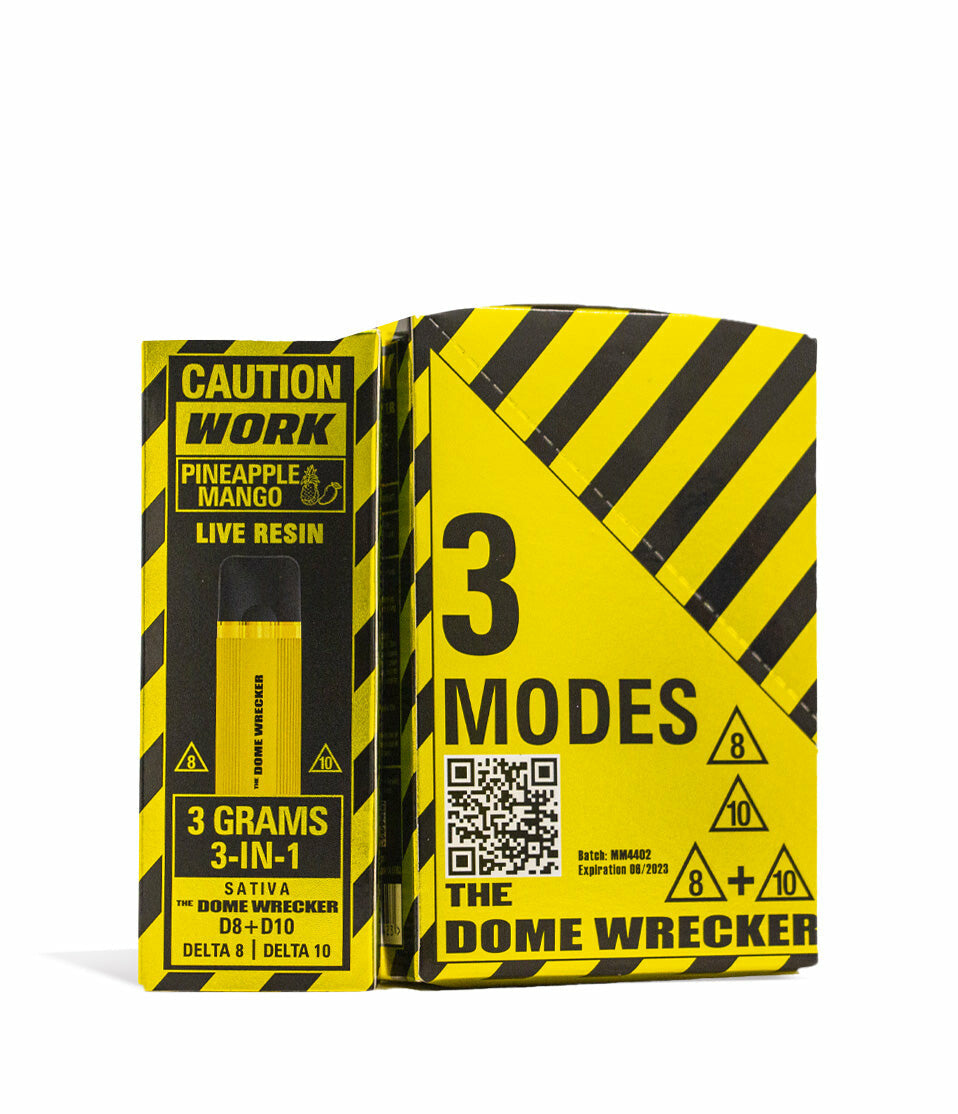 Work The Dome Wrecker Live Resin 3g D8 | D10 Disposable 5pk