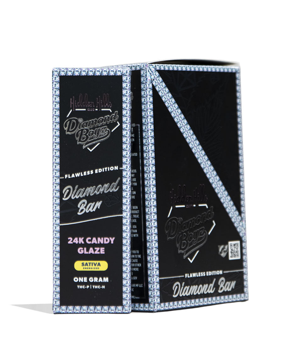 24k Candy Glaze Hidden Hills Diamond Boyz Diamond Bar 1g THC-P and THC-H Disposable 5pk Front View on White Background