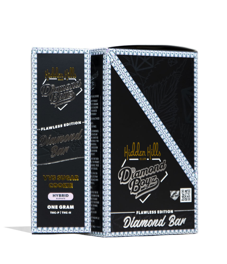VVS Sugar Cookie Hidden Hills Diamond Boyz Diamond Bar 1g THC-P and THC-H Disposable 5pk Front View on White Background