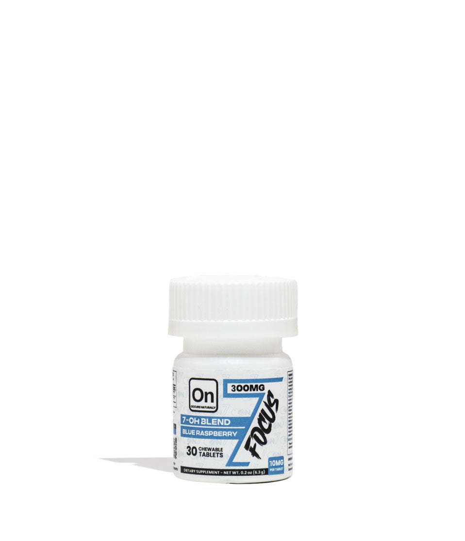 Focus ON7 7-Hydroxymitragynine Advanced Alkaloids 300mg 30 Count Bottle on white background