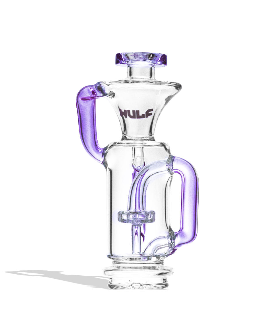 Purple Wulf Mods Quake Puffco Peak Top on white background