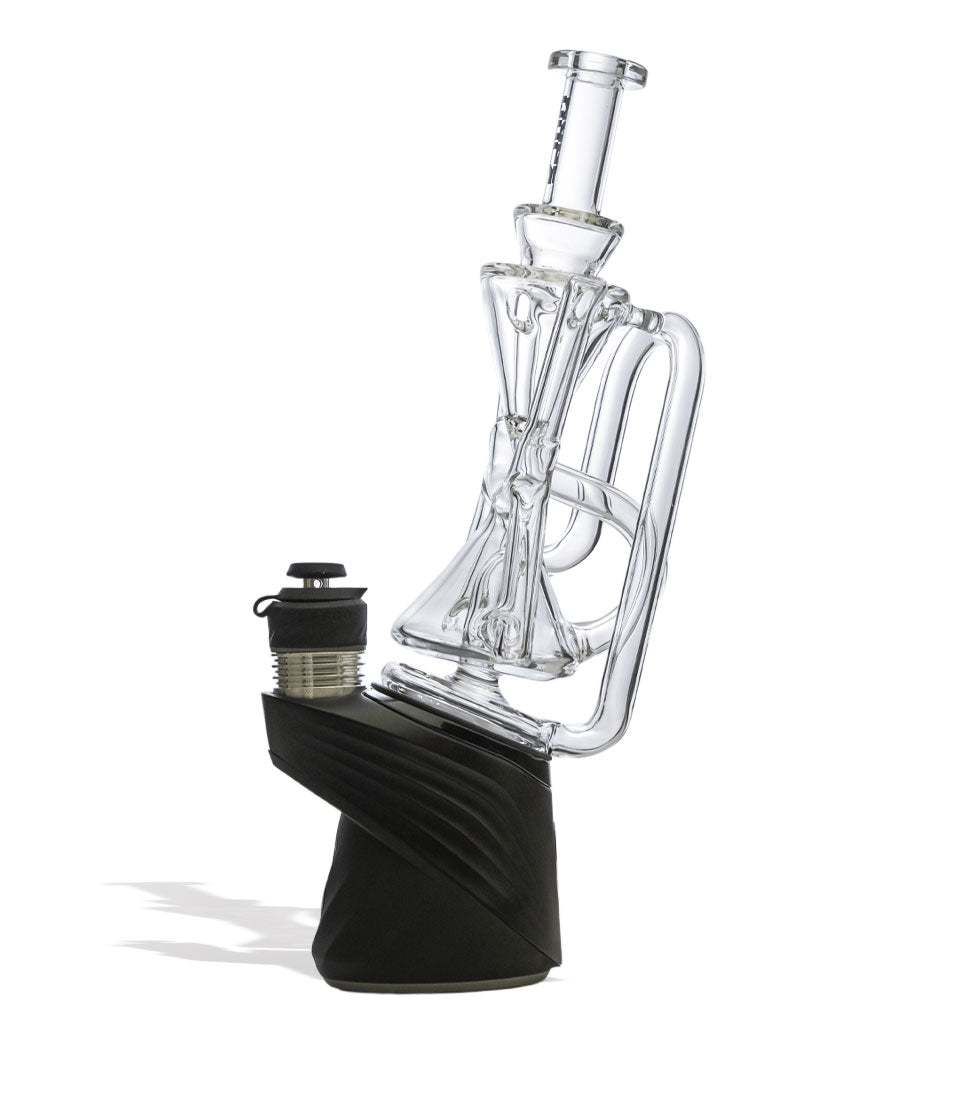 Clear Wulf Mods Web Puffco Peak Top with Peak Front View on White Background