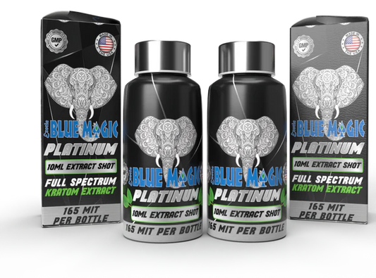 Blue Magic Kratom  Platinum 200 MIT Shots 10ML