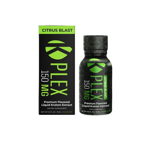 150MG MIT K-Plex Citrus Blast Kratom Extract Shot