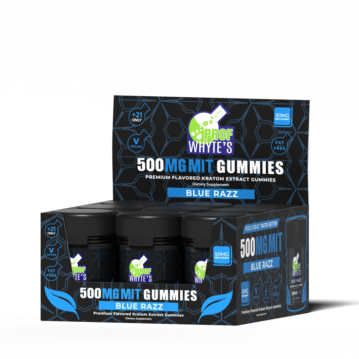 K-Plex Kratom MIT Flavored Kratom Extract Gummies