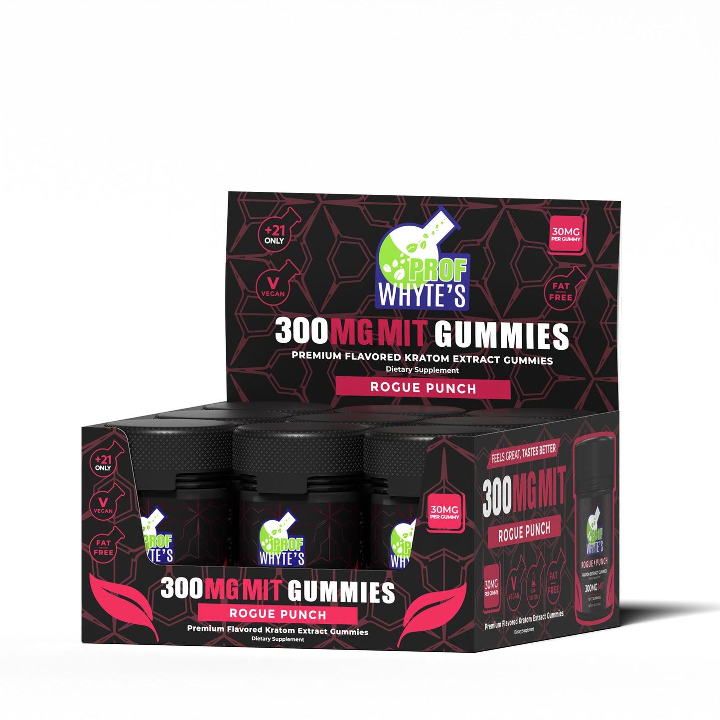 K-Plex Kratom MIT Flavored Kratom Extract Gummies