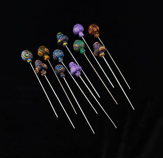 6" Fimo Mushroom Poker