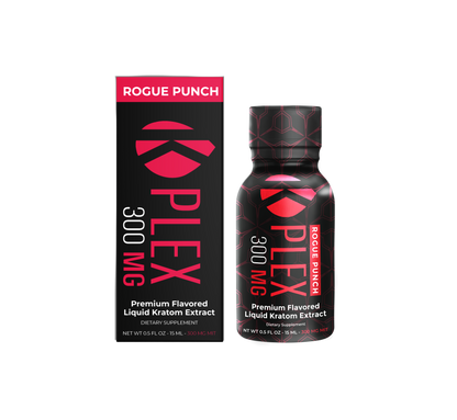 300MG MIT K-Plex Rogue Punch Kratom Extract Shot