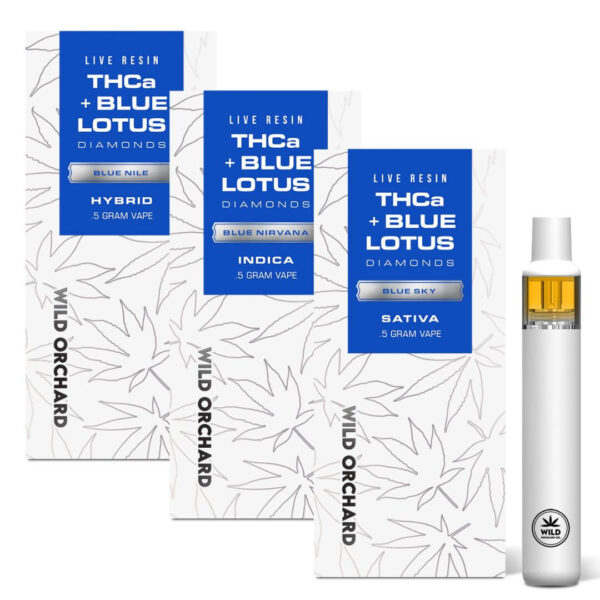 BLUE LOTUS THCA LIQUID DIAMOND VAPE