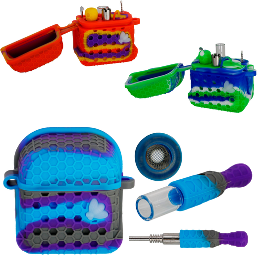 2in1 Chillum and Honey Straw Kit