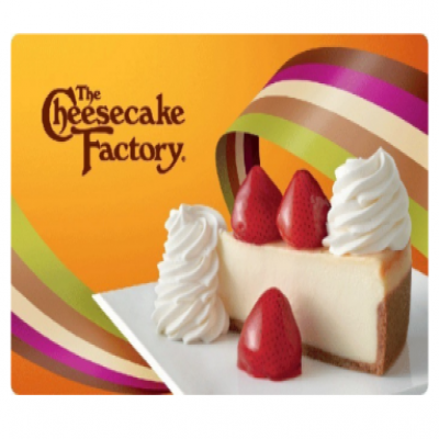 $300 Cheesecake Factory Giftcard