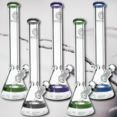 5 PACK 50X9 18" Beaker w/ Color Accents