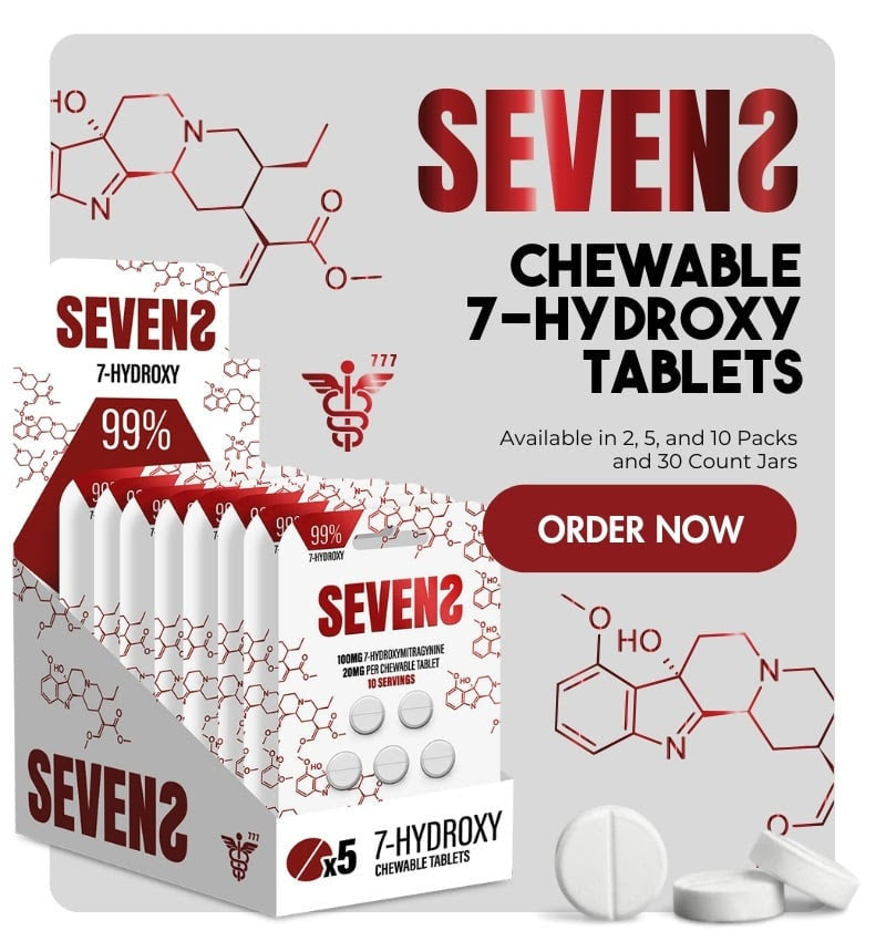 SEVENS CHEWABLE 7-HYDROXY TABLETS