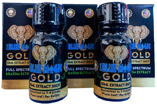 Blue Magic Kratom  Gold 110 MIT Shots 10ML