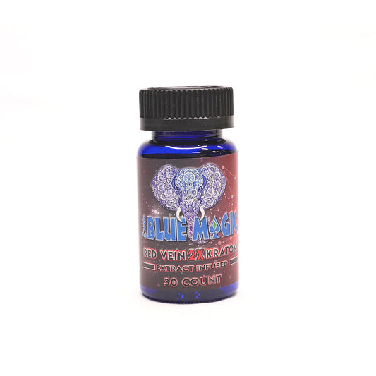 Blue Magic Red Vein 2X Extract 120 Ct Capsules