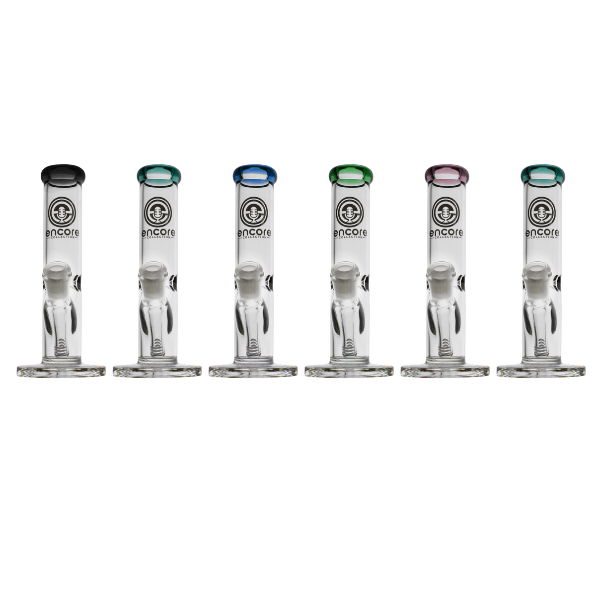 12 PACK 8" 38mm Color Straight.