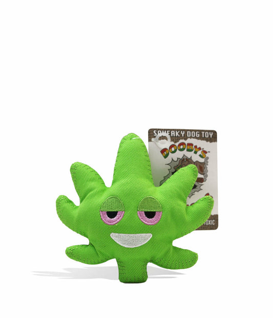 Doobys Dog Toys Leaf Emoji Dog Toy