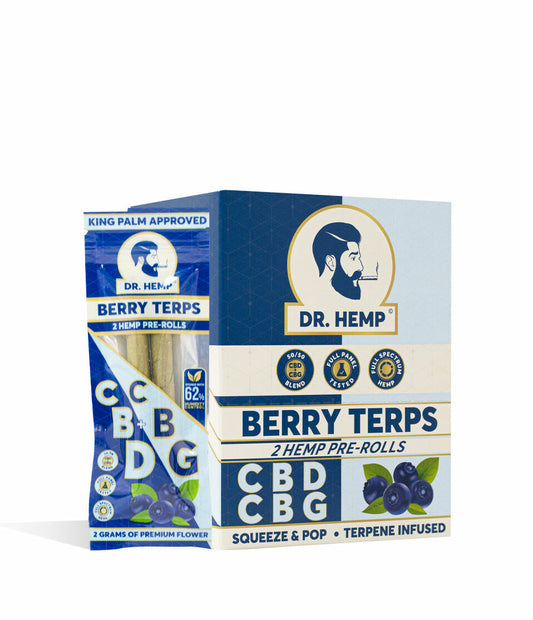 Dr. Hemp CBD | CBG Pre Rolled King Palm Wraps 20pk