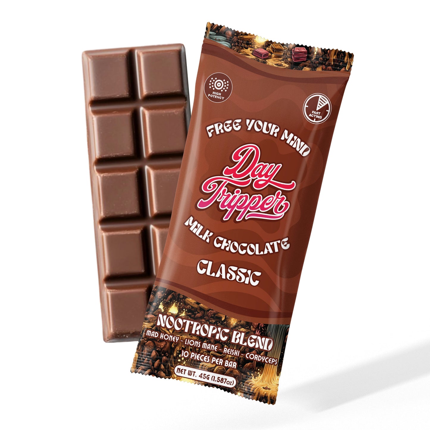 10-Piece Artisan Mushy Chocolate