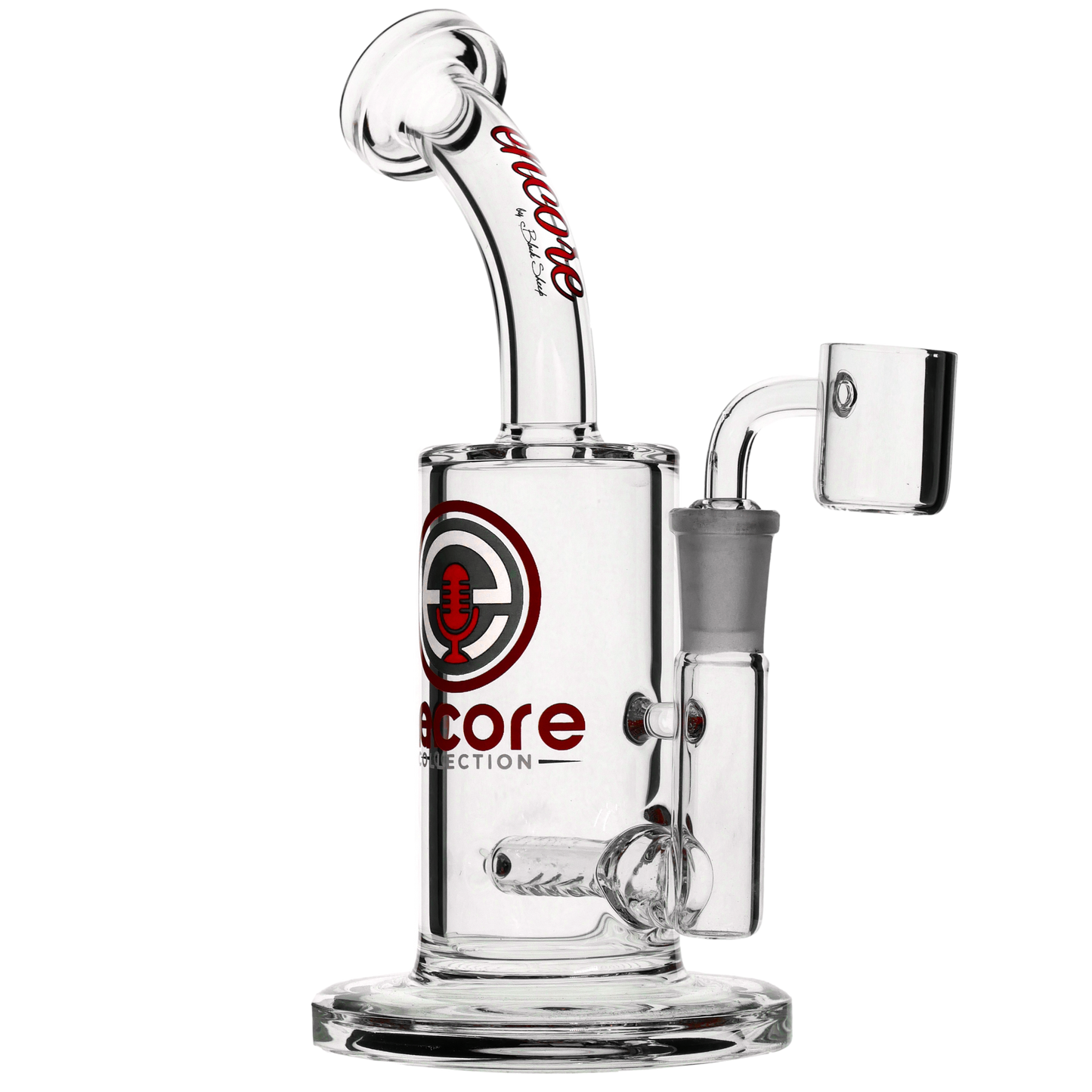 7" 50mm Clear Rig w/ Stemline & Bent Neck