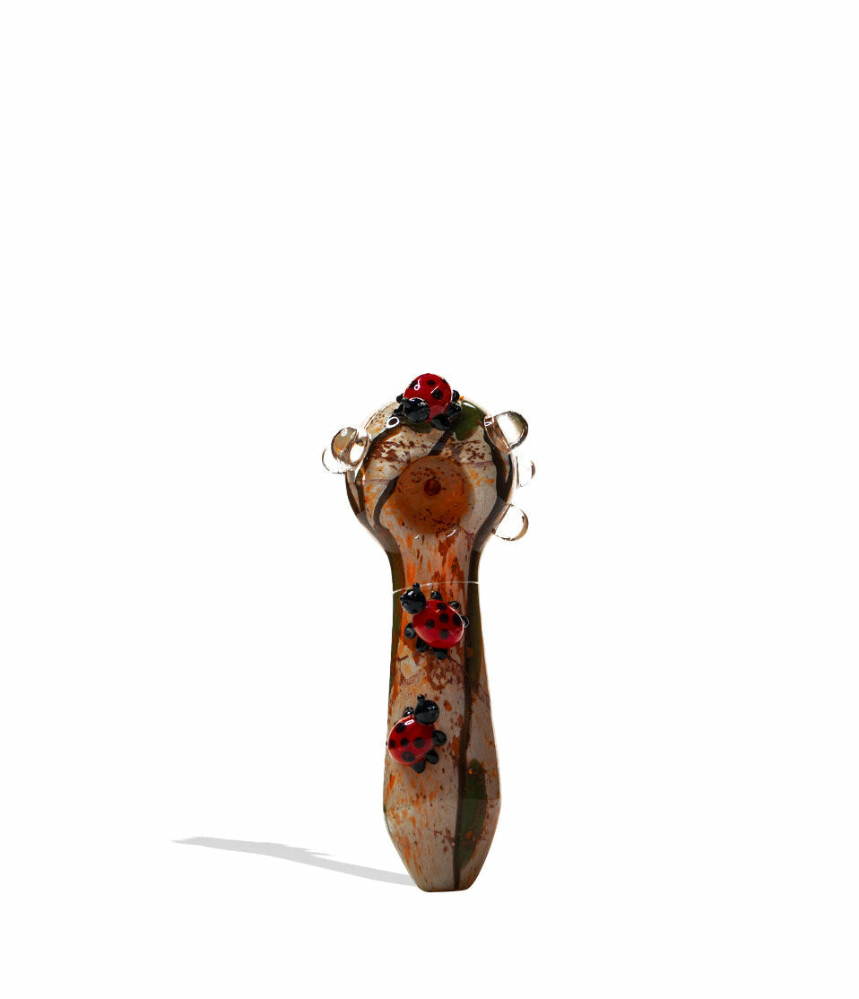 Empire Glassworks Lady Bugs Spoon Hand Pipe