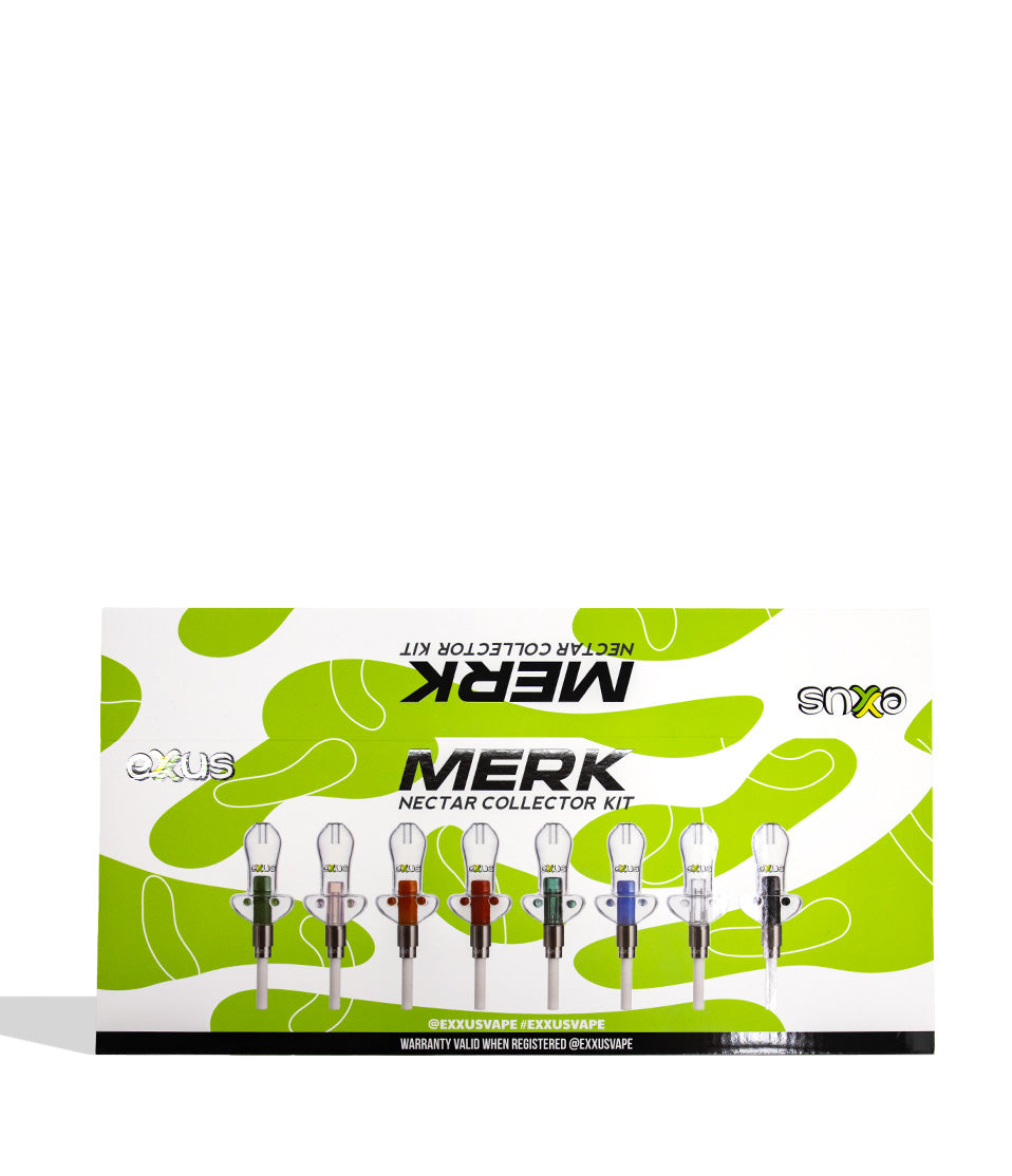 Exxus Merk 12pk Display Box Shelf front view on white background unopened