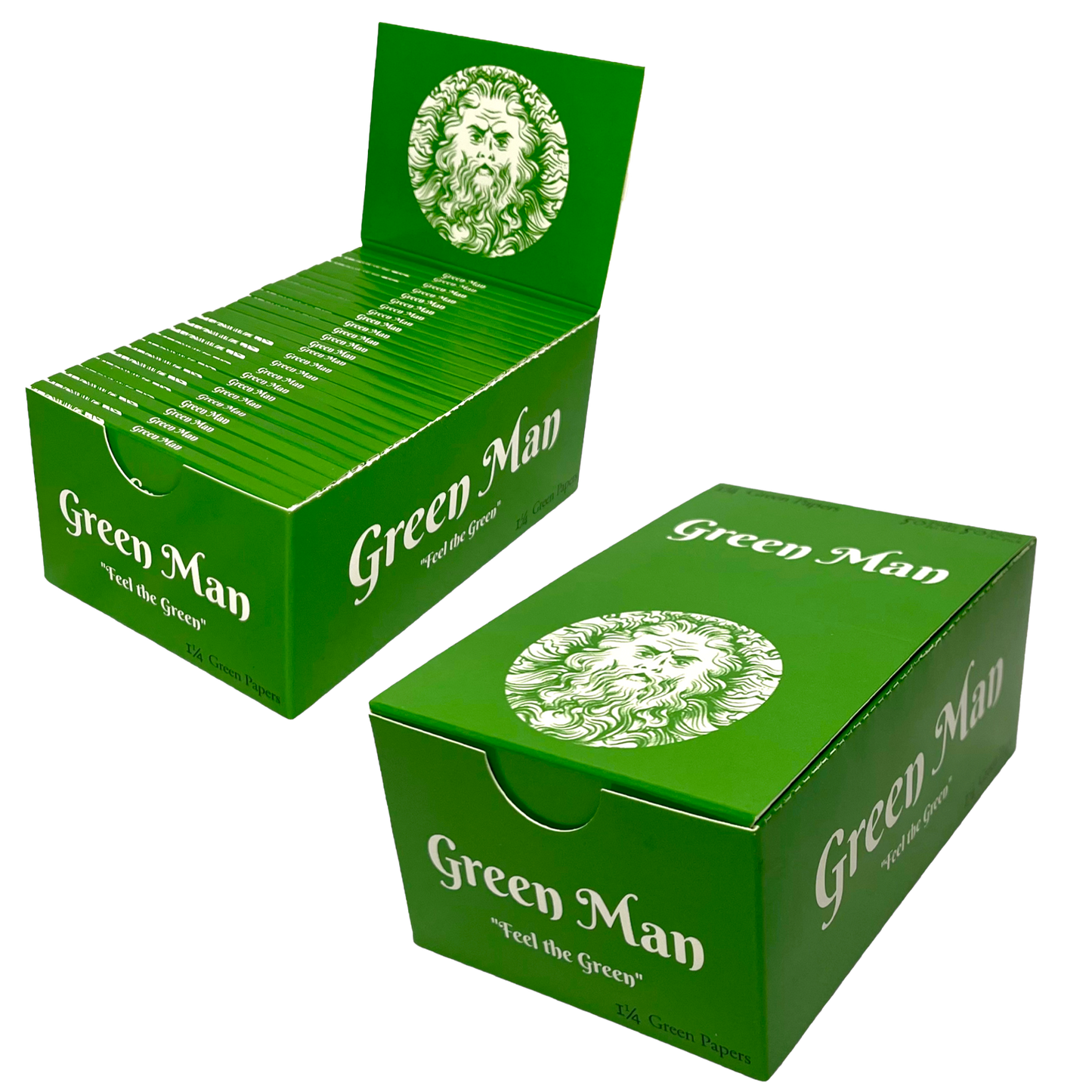 Greenman 1.25 Papers 50 leaves per pack. 50 packs per box.