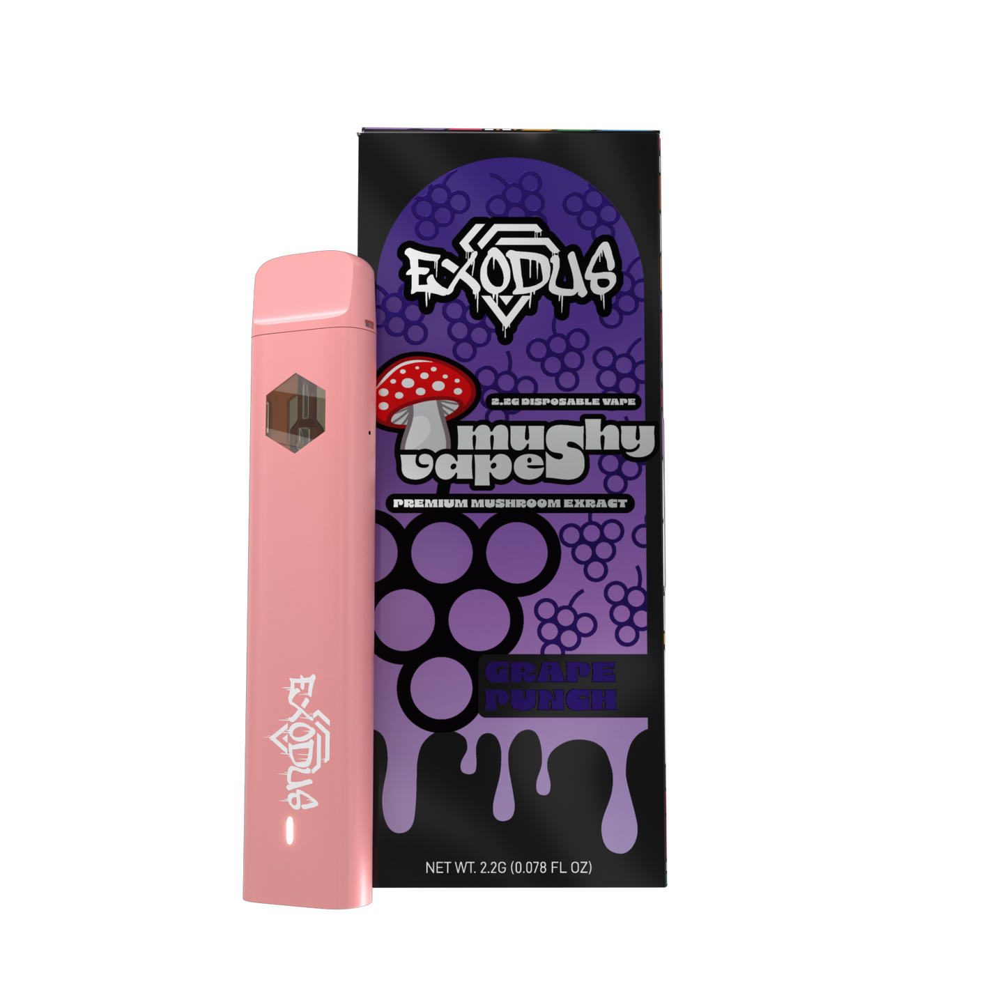 Exodus Amanita Muscaria Mushy Vape 2.2g - 6 units per display Box