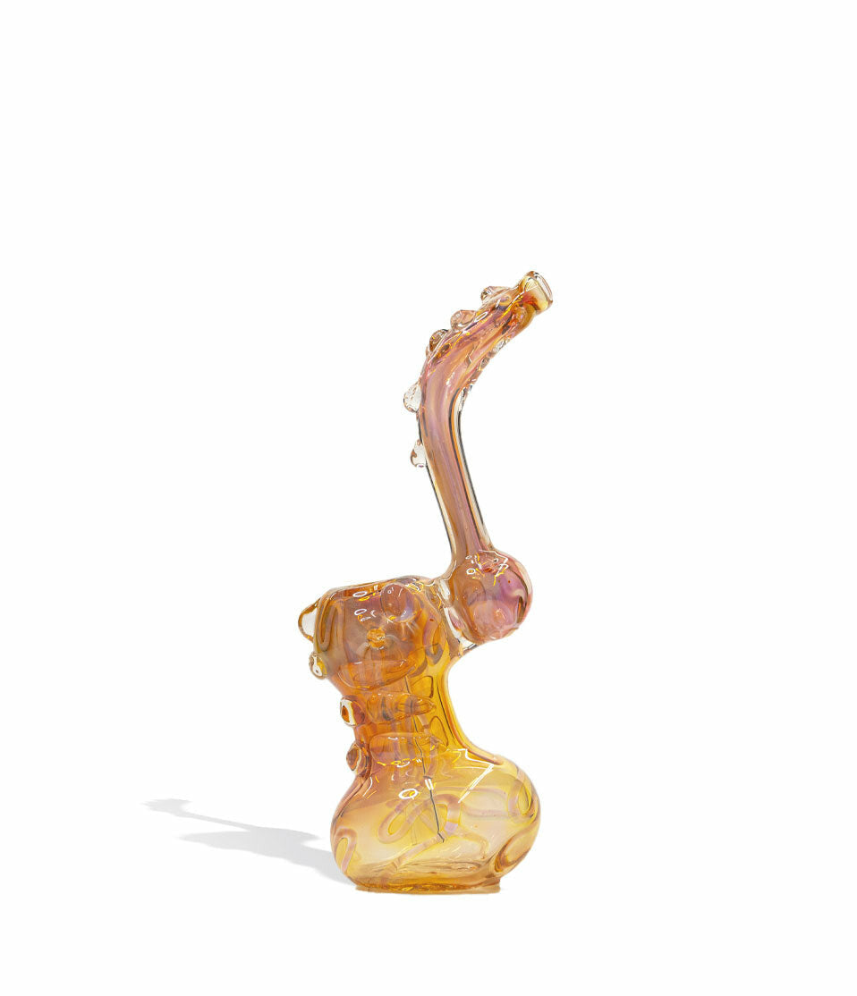 6 inch Gold and Marble Bubbler