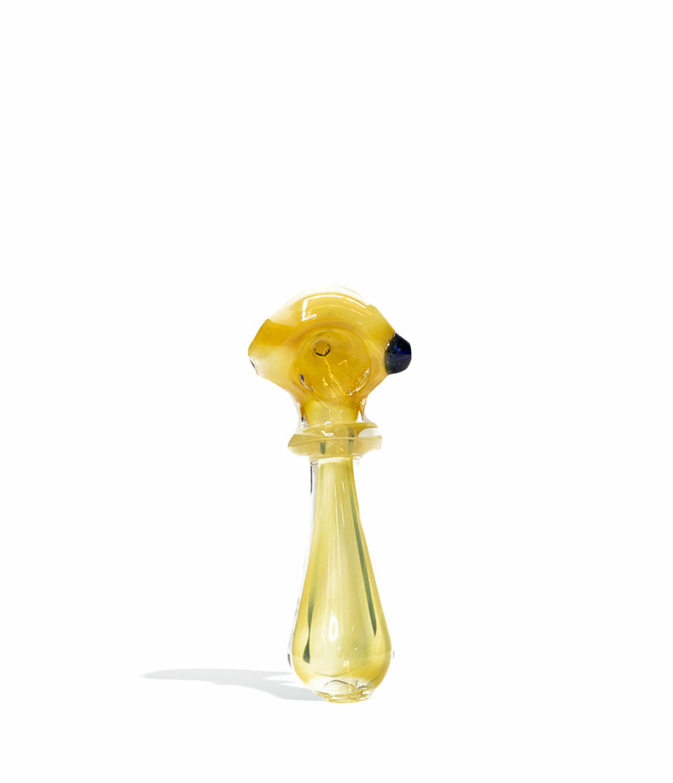 3 Inch Gold Rim Spoon Hand Pipe