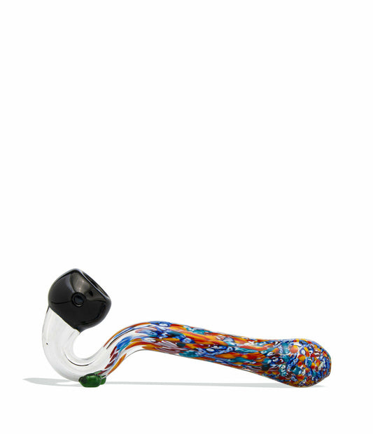 7 inch Sherlock Pipe with Black Head and Artwork