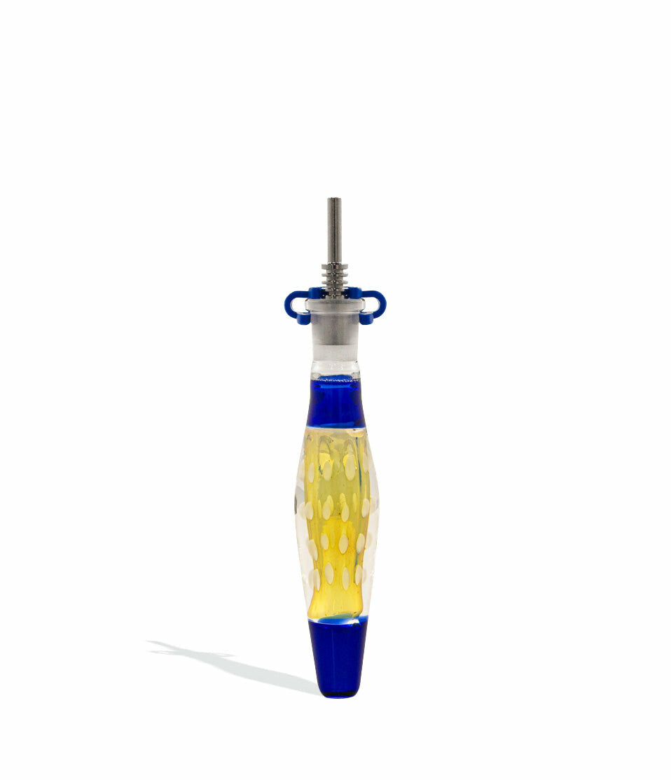 5 inch Boro Glass Lava Lamp Nectar Straw with 10mm Titanium Tip