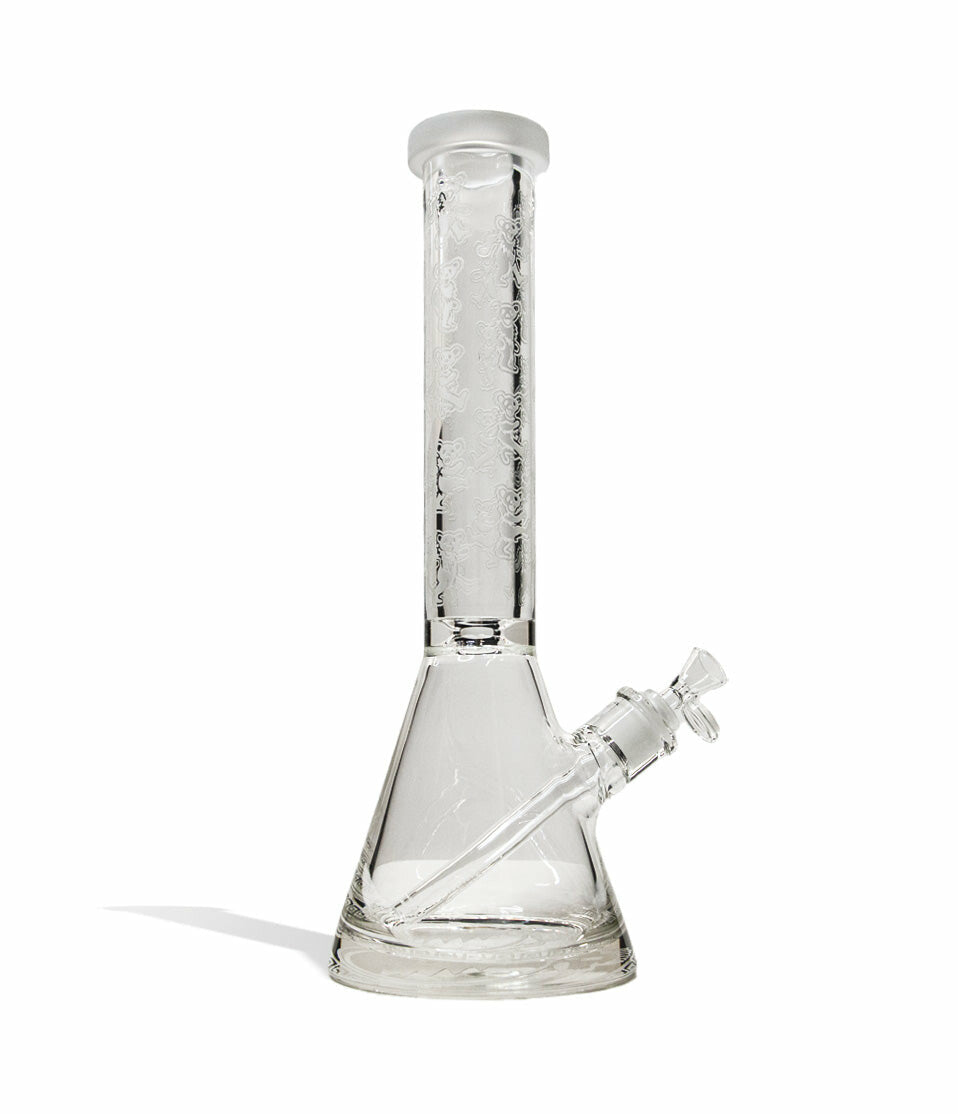 15 inch Etched Water Pipe with Extra Thick Base